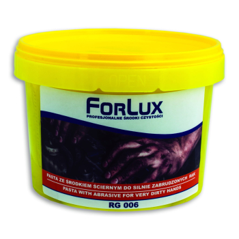 FORLUX RG 006 Pasta do mycia rąk ze środkiem ściernym 0,5 KG