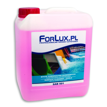 FORLUX SAB 501 Preparat do mycia basenów z dodatkiem środka antybakteryjnego 5 L.