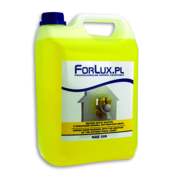 Forlux NAE 508  Płyn do ręcznego mycia naczyń - Cytryna -  z dodatkiem środka antybakteryjnego. 5L